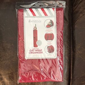 Whitmor Red Christmas Gift Wrap Organizer